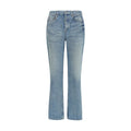 Saint Laurent Blaue Jeans aus Baumwolle im geraden Schnitt