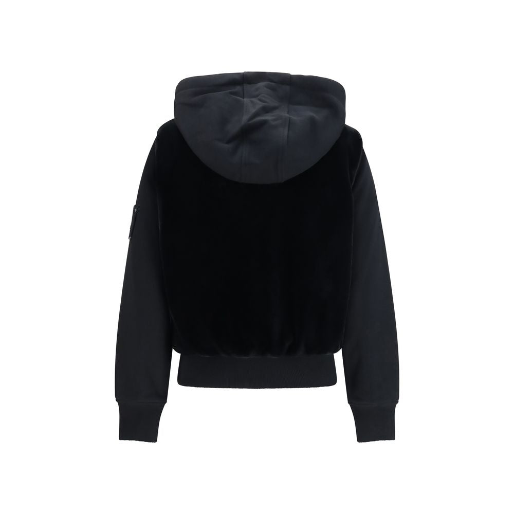 Moose Knuckles Schwarzer Baumwoll-Sweatshirt