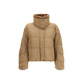 Brunello Cucinelli Beige Daunenmantel aus Gänsedaunen