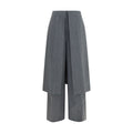 The Latest Graue Polyester-Anzughose