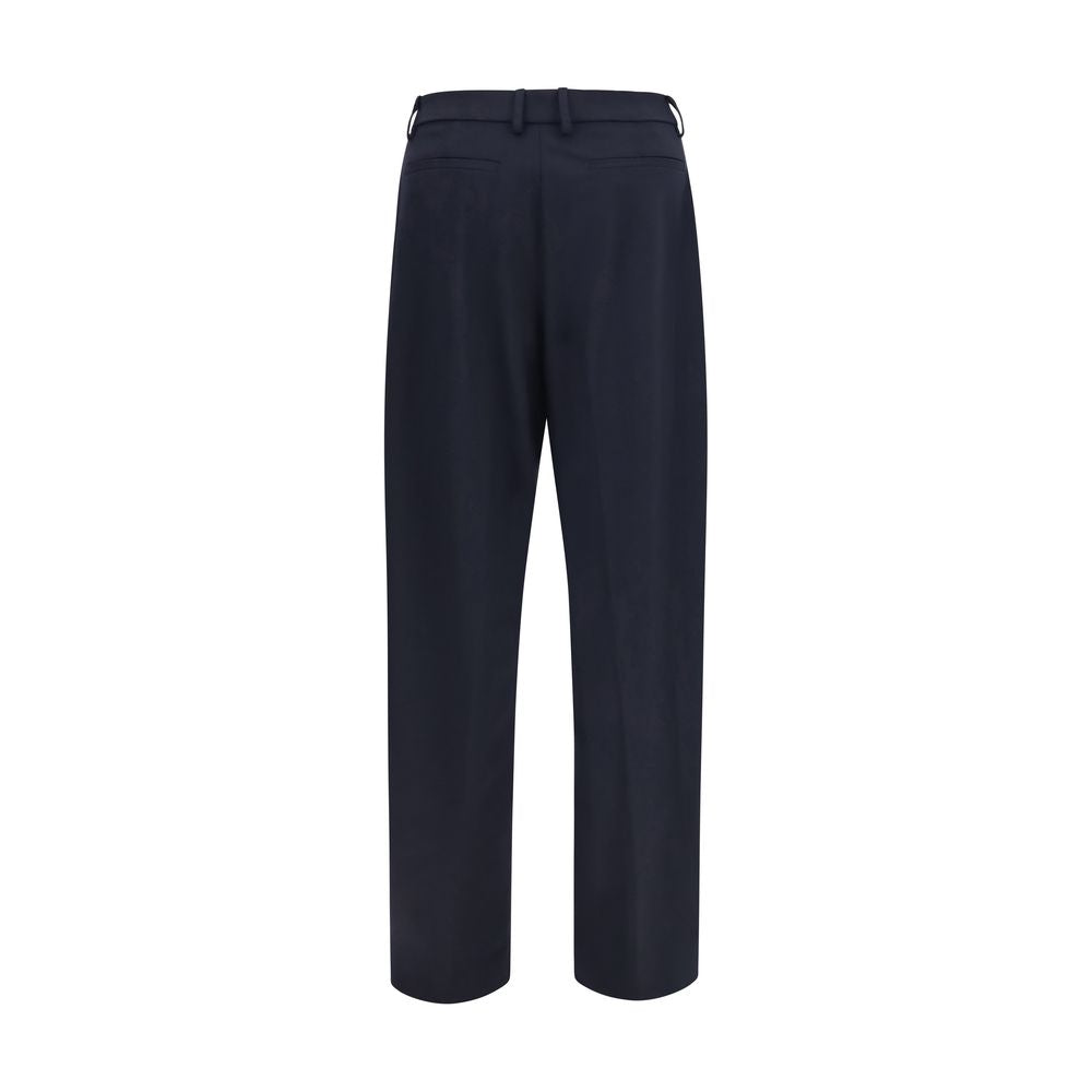 The Latest Blaue Zigarettenhose aus Polyester