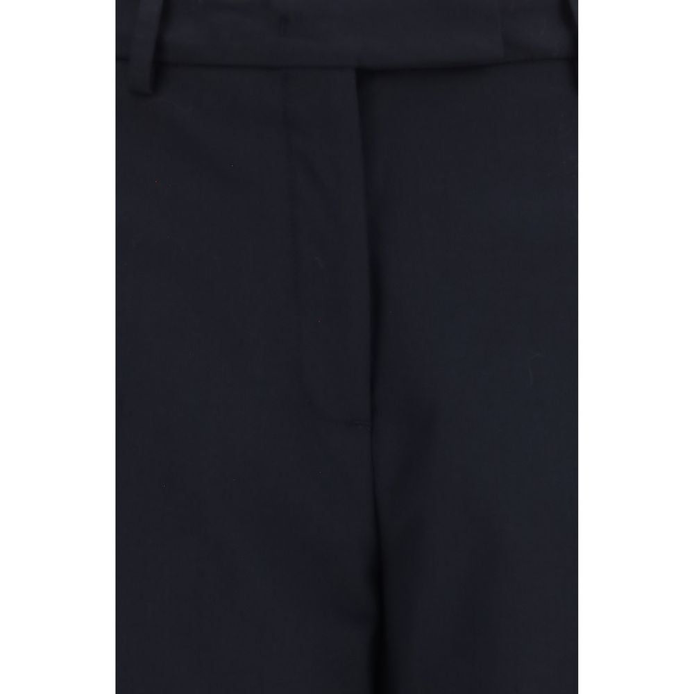 The Latest Blaue Zigarettenhose aus Polyester