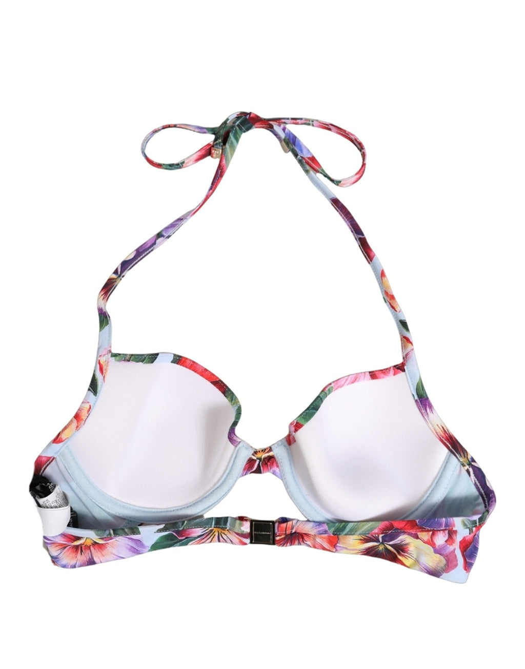 Dolce & Gabbana Bikini-Oberteil mit mehrfarbigem Blumenprint für Strandmode