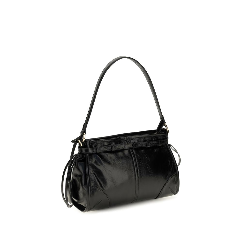 Prada Schwarze Kalbsleder Bos Taurus Handtasche