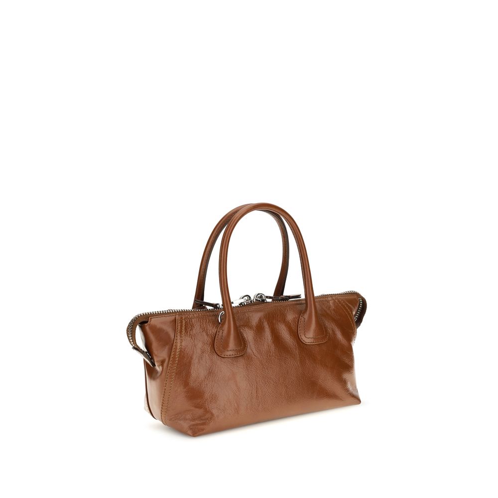 Miu Miu Braune Kalbsleder Bos Taurus Handtasche