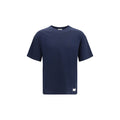 Saint Laurent Blaues Baumwoll-T-Shirt