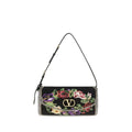 Valentino Garavani Schwarze Schultertasche aus Satin