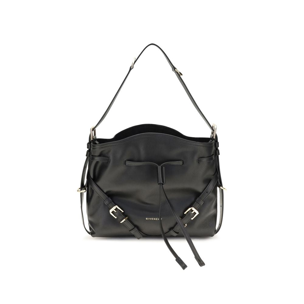 Givenchy Schwarze Kalbsleder Bos Taurus Bucket Bag