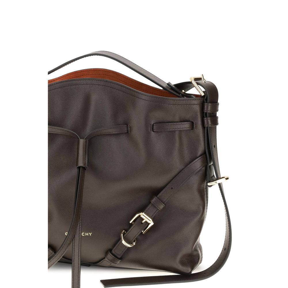Givenchy Braune Kalbsleder Bos Taurus Bucket Bag