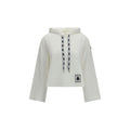 Moncler Weißes Baumwoll-Sweatshirt