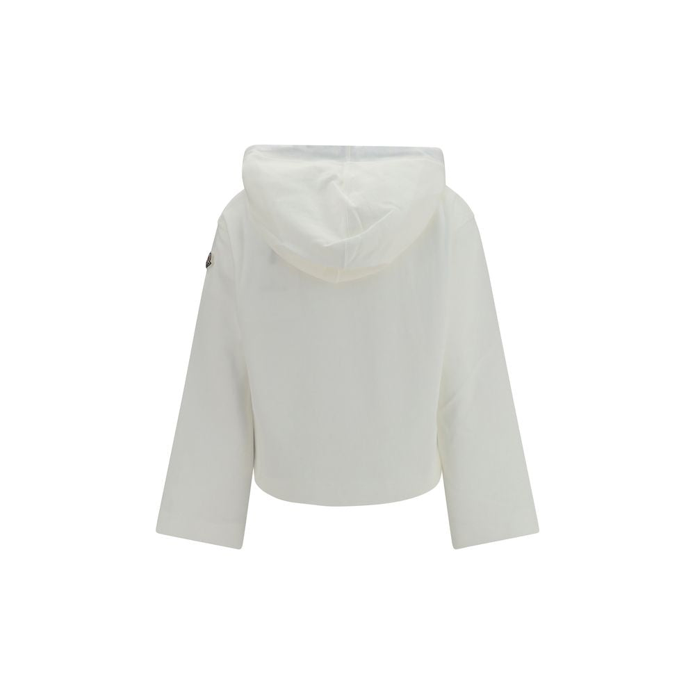 Moncler Weißes Baumwoll-Sweatshirt