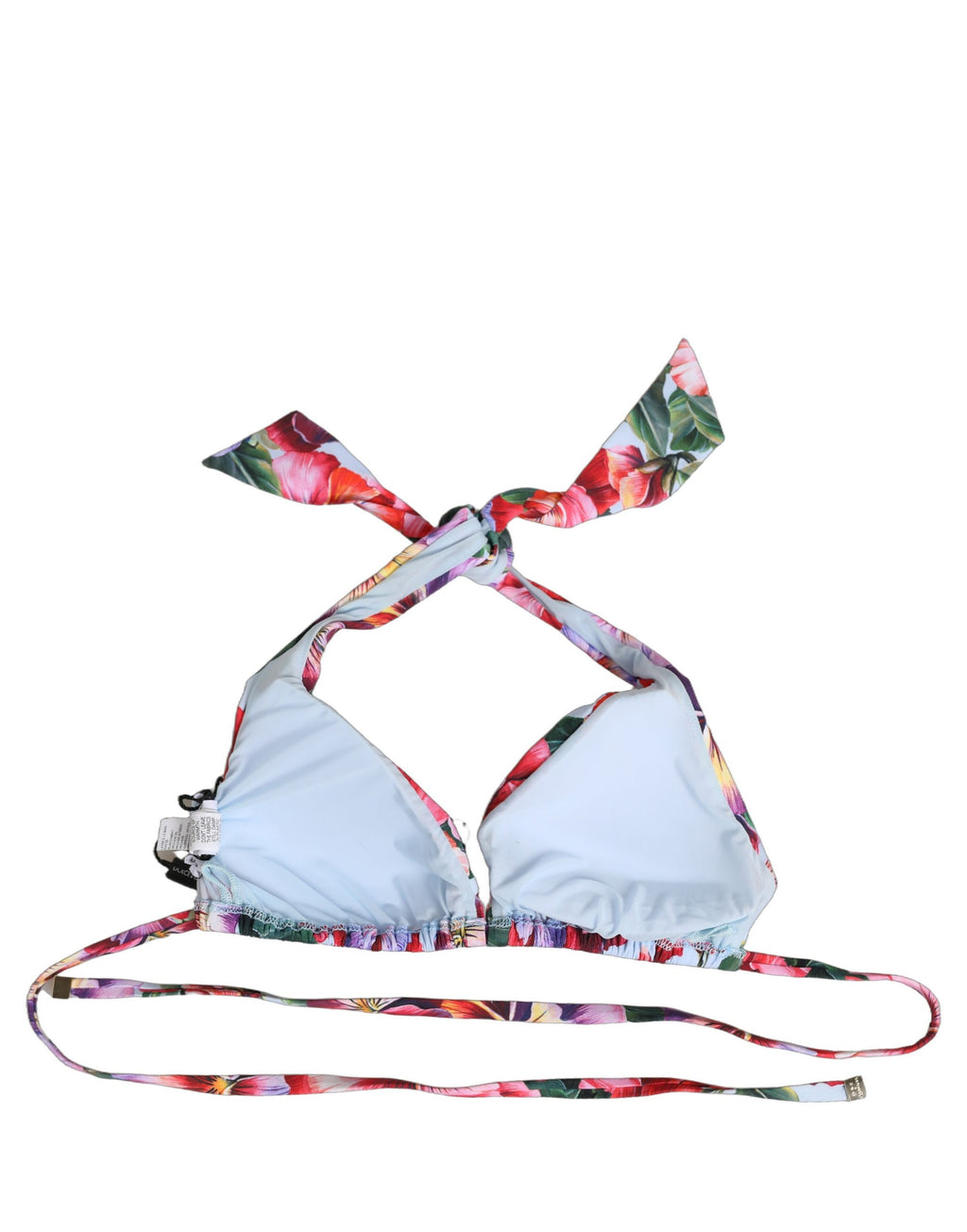 Dolce & Gabbana Bikini-Oberteil mit mehrfarbigem Blumenmuster