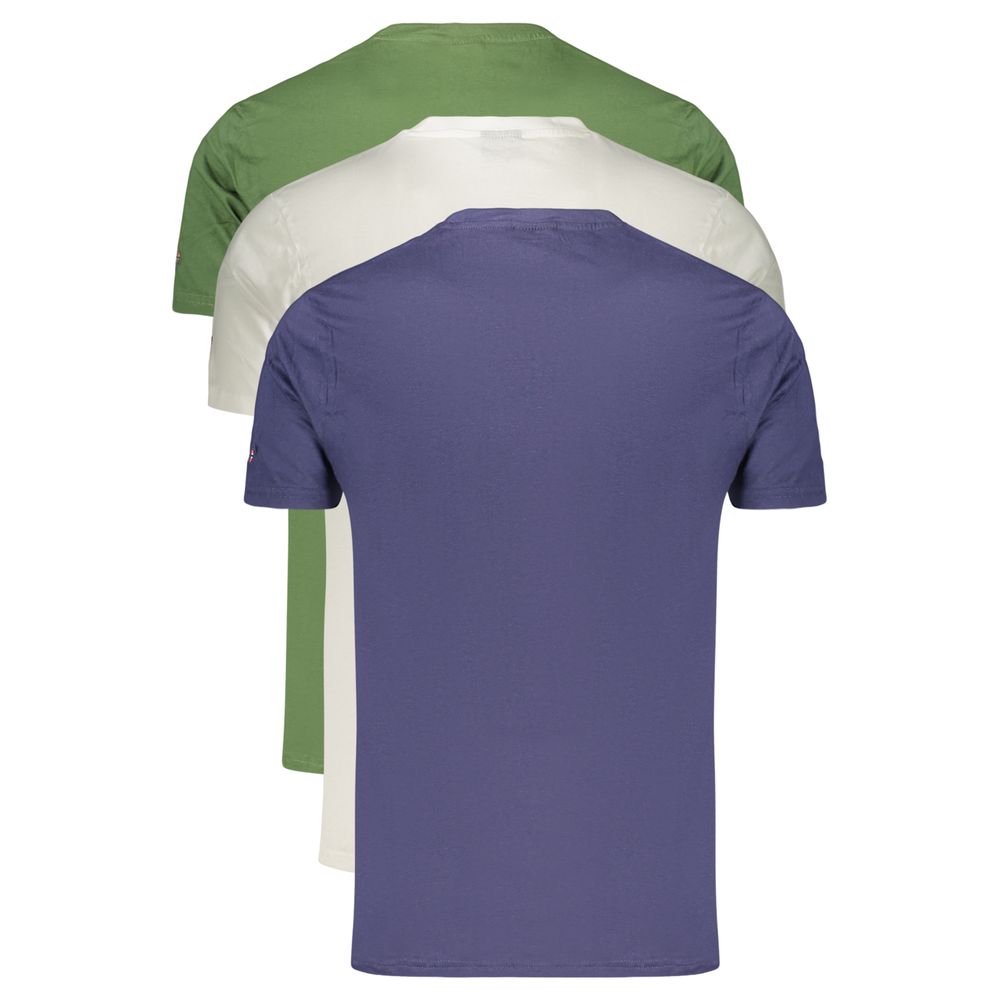 Norway 1963 Grünes Baumwoll-T-Shirt für Herren
