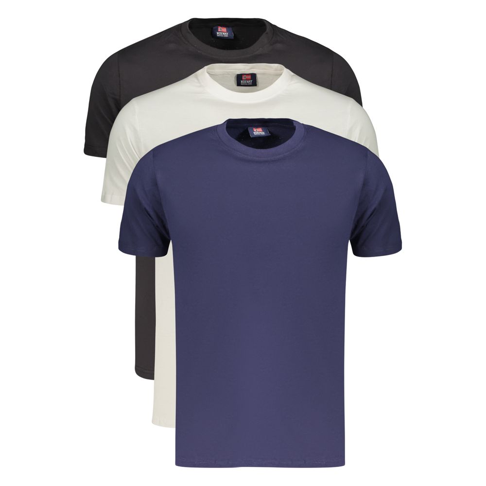 Norway 1963 Weißes Herren-T-Shirt aus Baumwolle