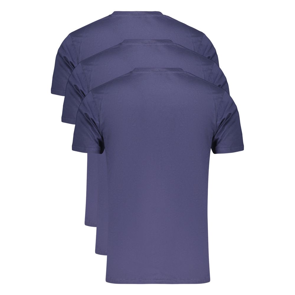 Norway 1963 Blaues Baumwoll-T-Shirt für Herren