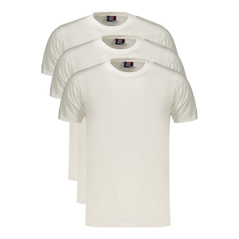 Norway 1963 Bianco Baumwoll-T-Shirt für Herren