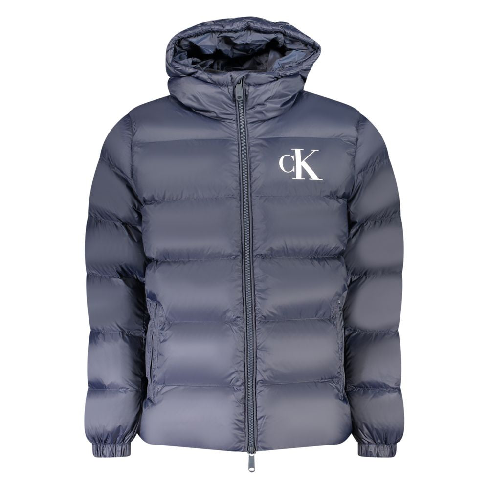 Calvin Klein Blaue Herrenjacke aus Nylon