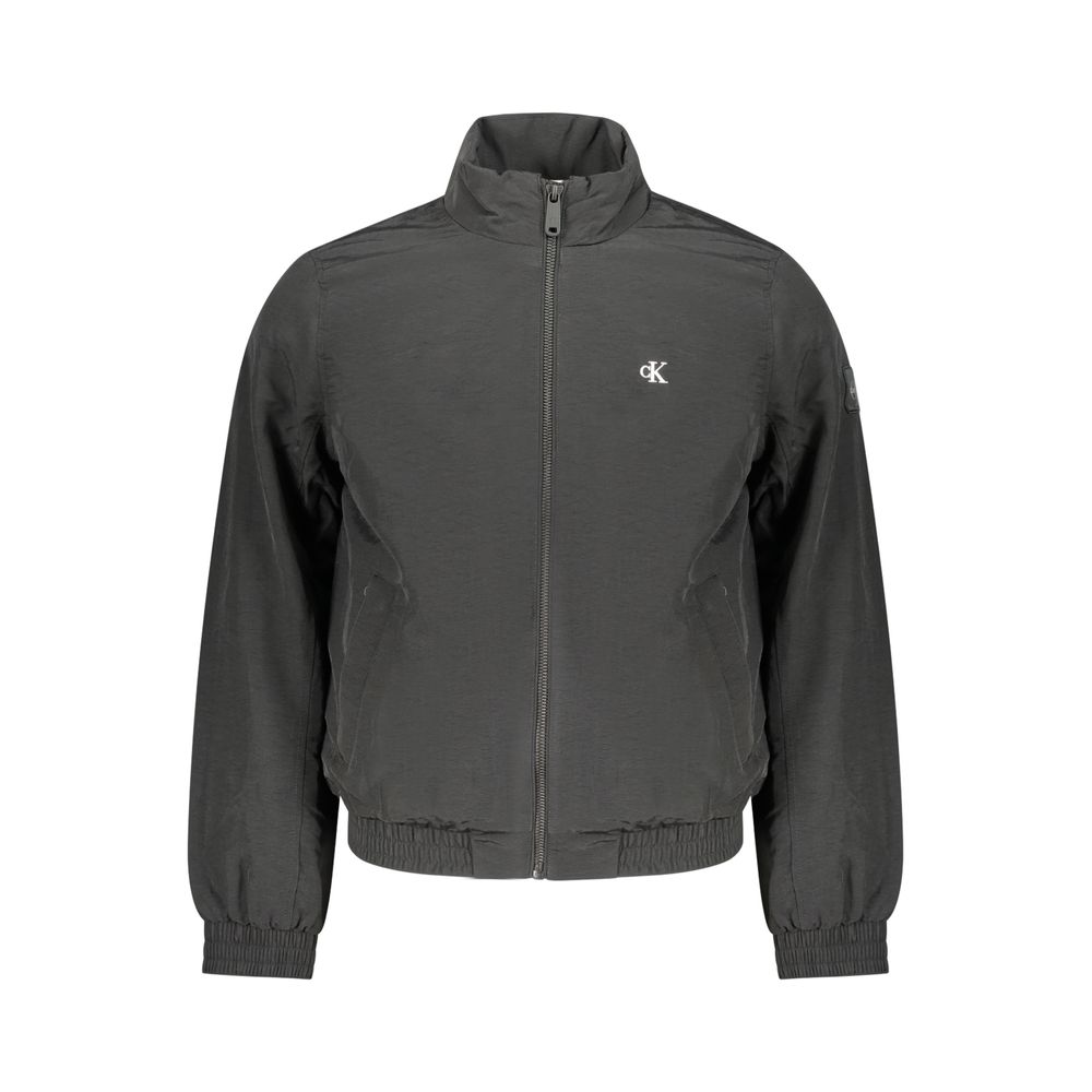 Calvin Klein Schwarze Polyamid-Herrenjacke