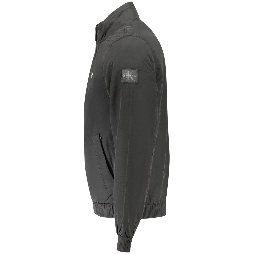 Calvin Klein Schwarze Polyamid-Herrenjacke
