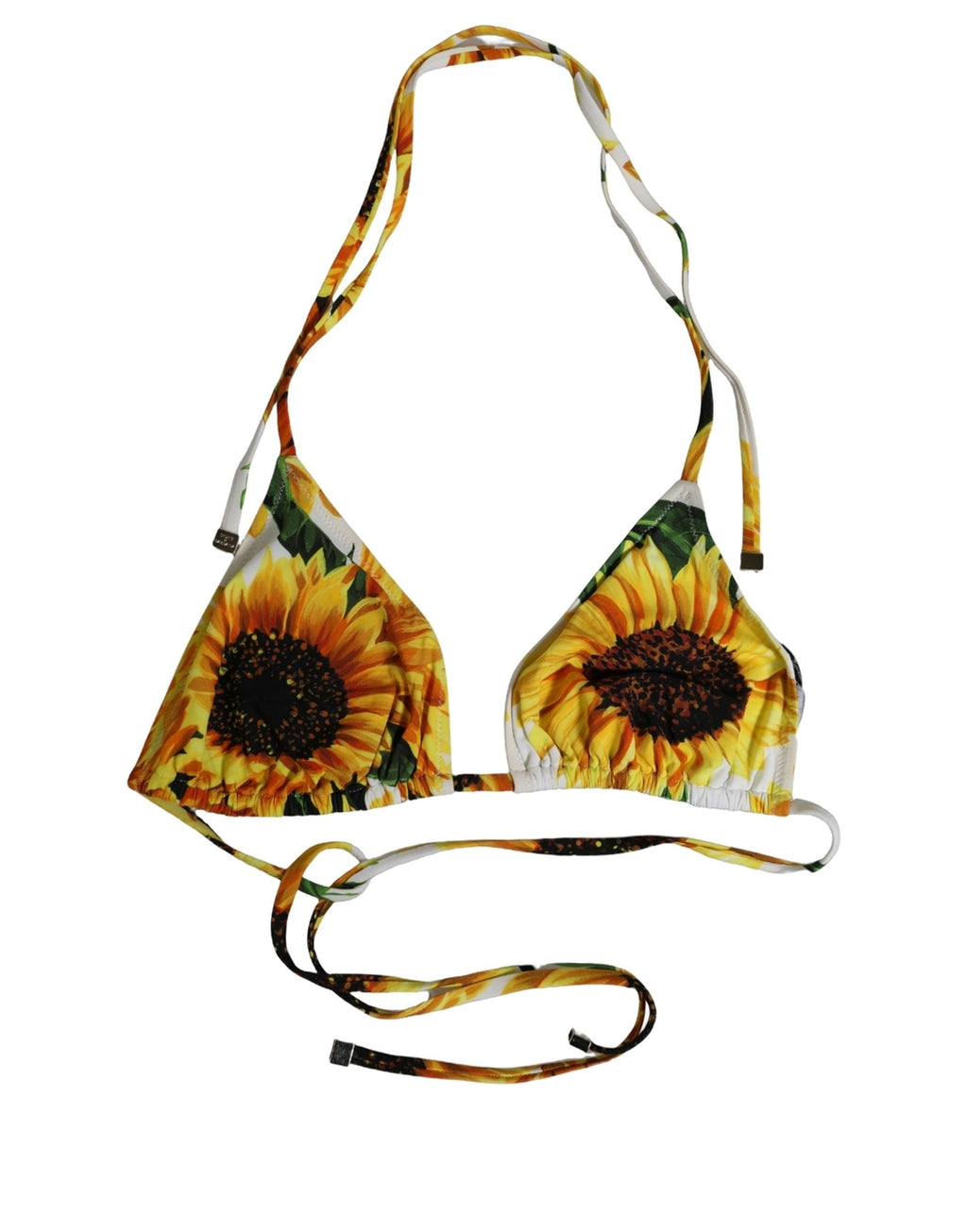 Dolce & Gabbana Bikini-Oberteil mit Neckholder und Blumenprint in Multicolor