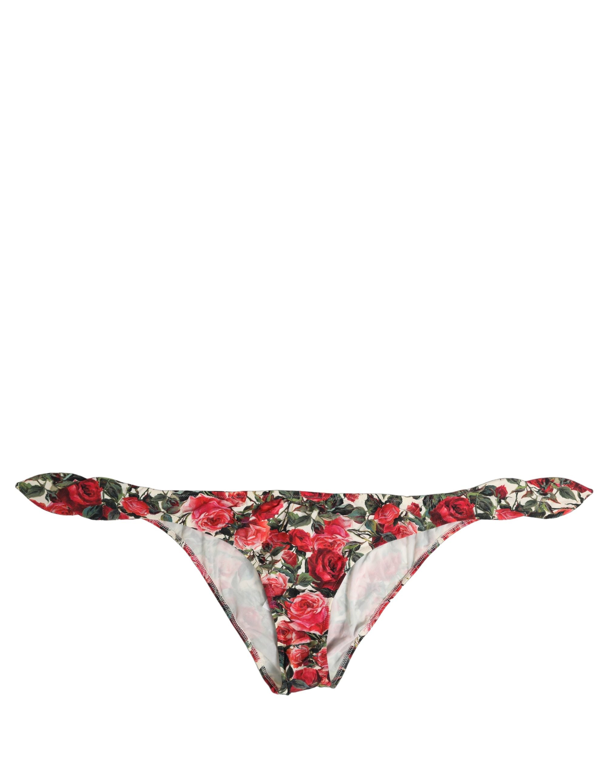 Dolce & Gabbana Bikinihose mit mehrfarbigem Blumenprint