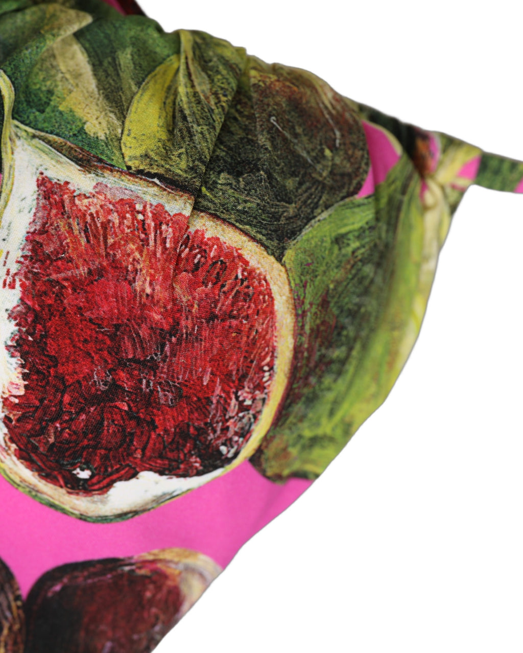 Dolce & Gabbana Bikini-Oberteil in Fuchsia Pink mit Feigen-Print