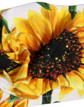 Dolce & Gabbana Bikini-Oberteil Bandeau mit weißem Sonnenblumen-Print