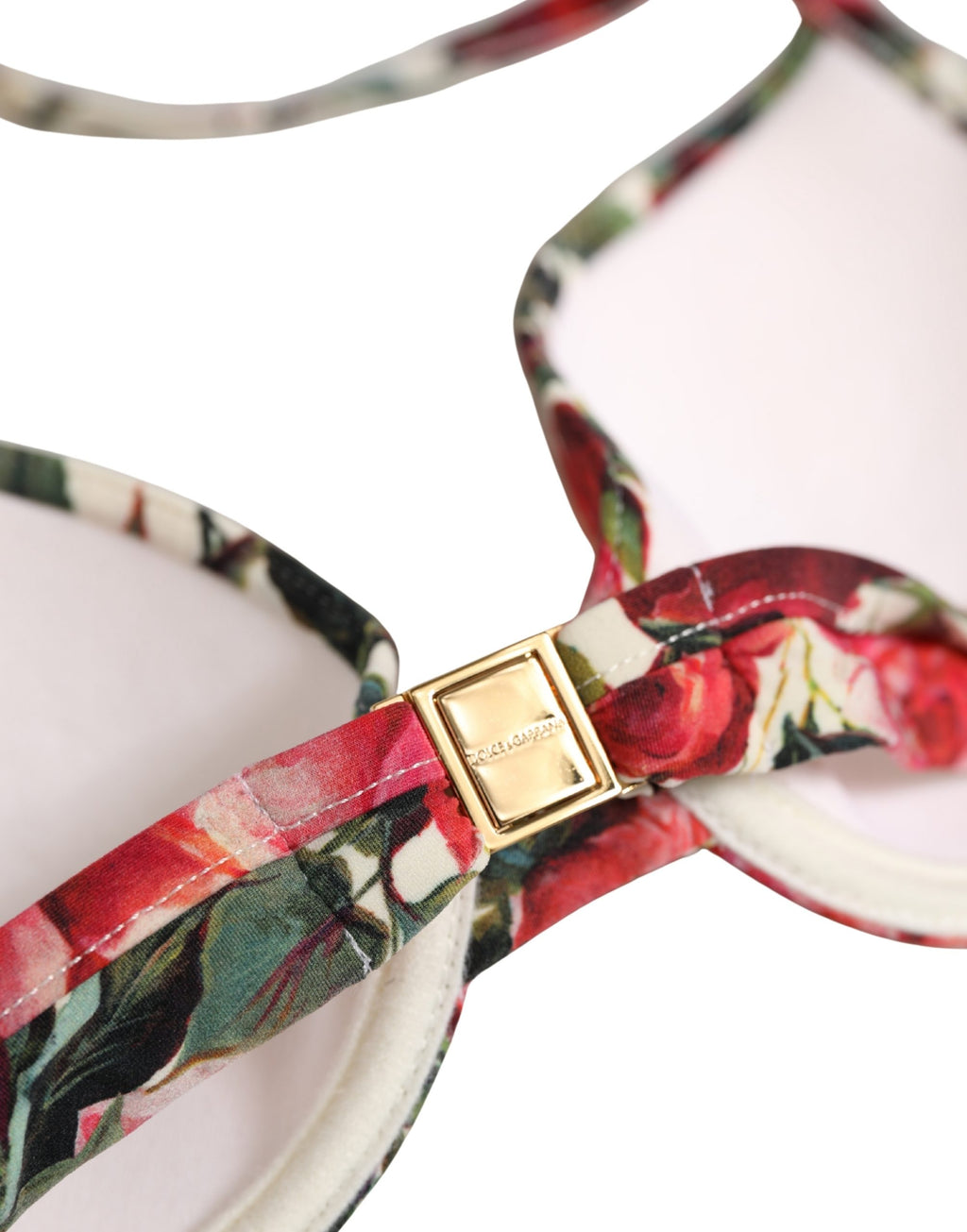 Dolce & Gabbana Bikini-Oberteil mit mehrfarbigem Blumenprint für den Strand