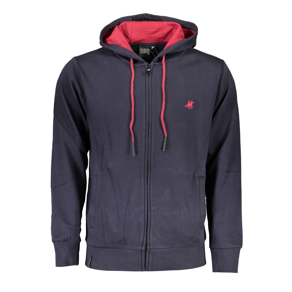 U.S. Grand Polo Blauer Baumwoll-Sweatshirt für Herren