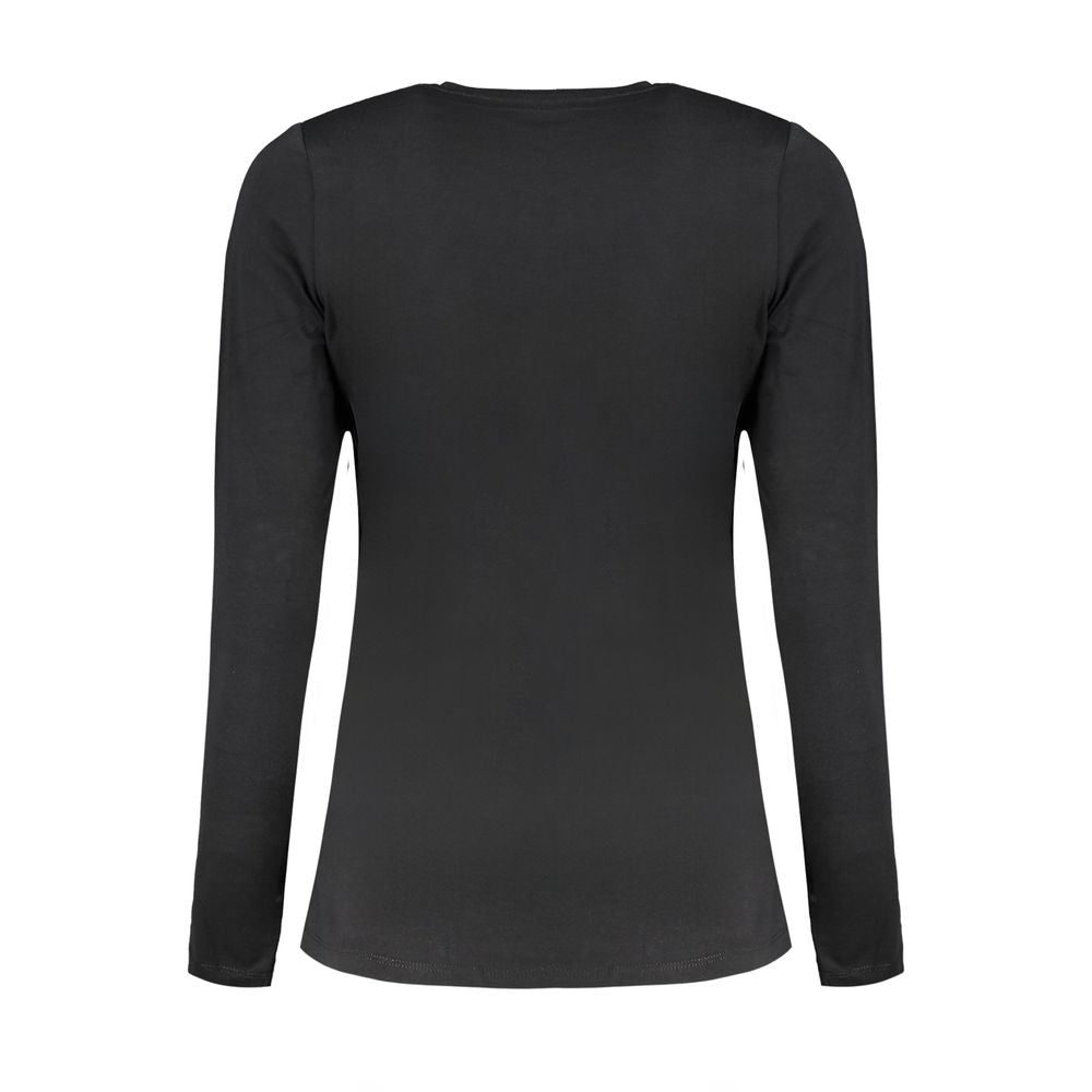 Pepe Jeans Schwarzes Baumwoll-T-Shirt für Damen