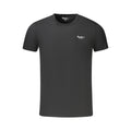 Pepe Jeans Schwarzes Baumwoll-T-Shirt für Herren