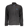 Gianmarco Venturi Schwarzes Herren-Sweatshirt aus Polyester