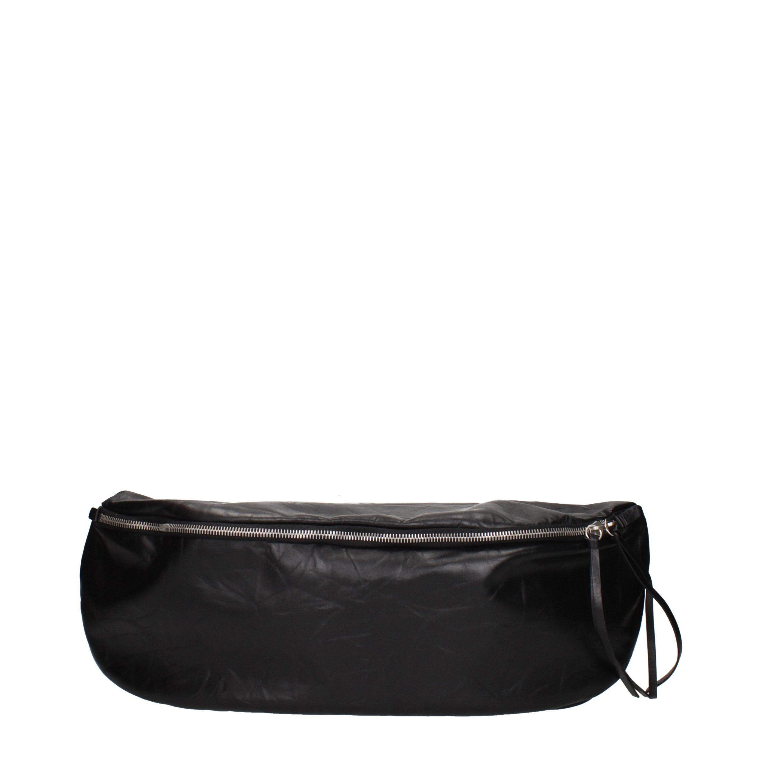 Jil Sander Schwarzer Lederrucksack