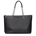 Jimmy Choo Schwarze Leder Umhängetasche