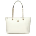 Jimmy Choo Weiße Leder Schultertasche
