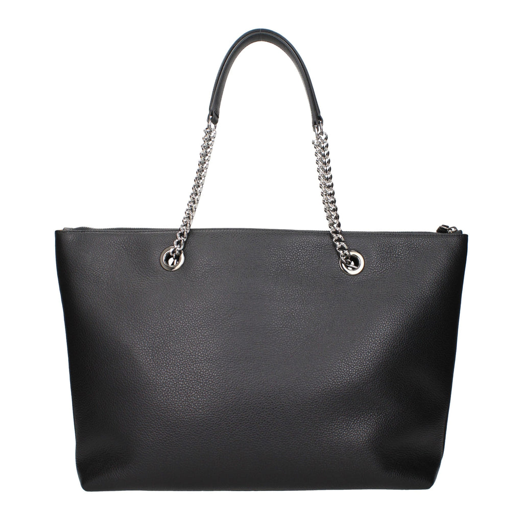 Jimmy Choo Schwarze Leder Umhängetasche