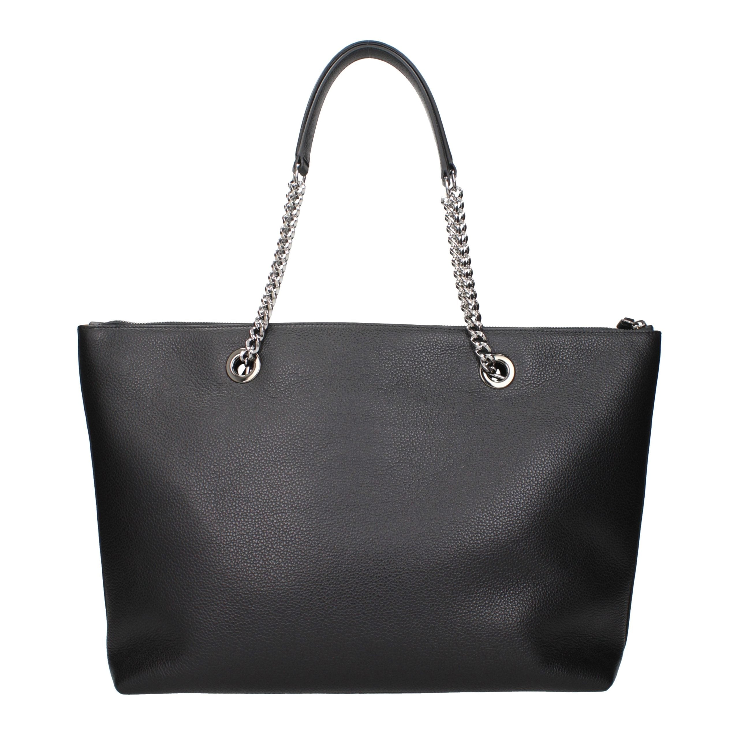 Jimmy Choo Schwarze Leder Umhängetasche