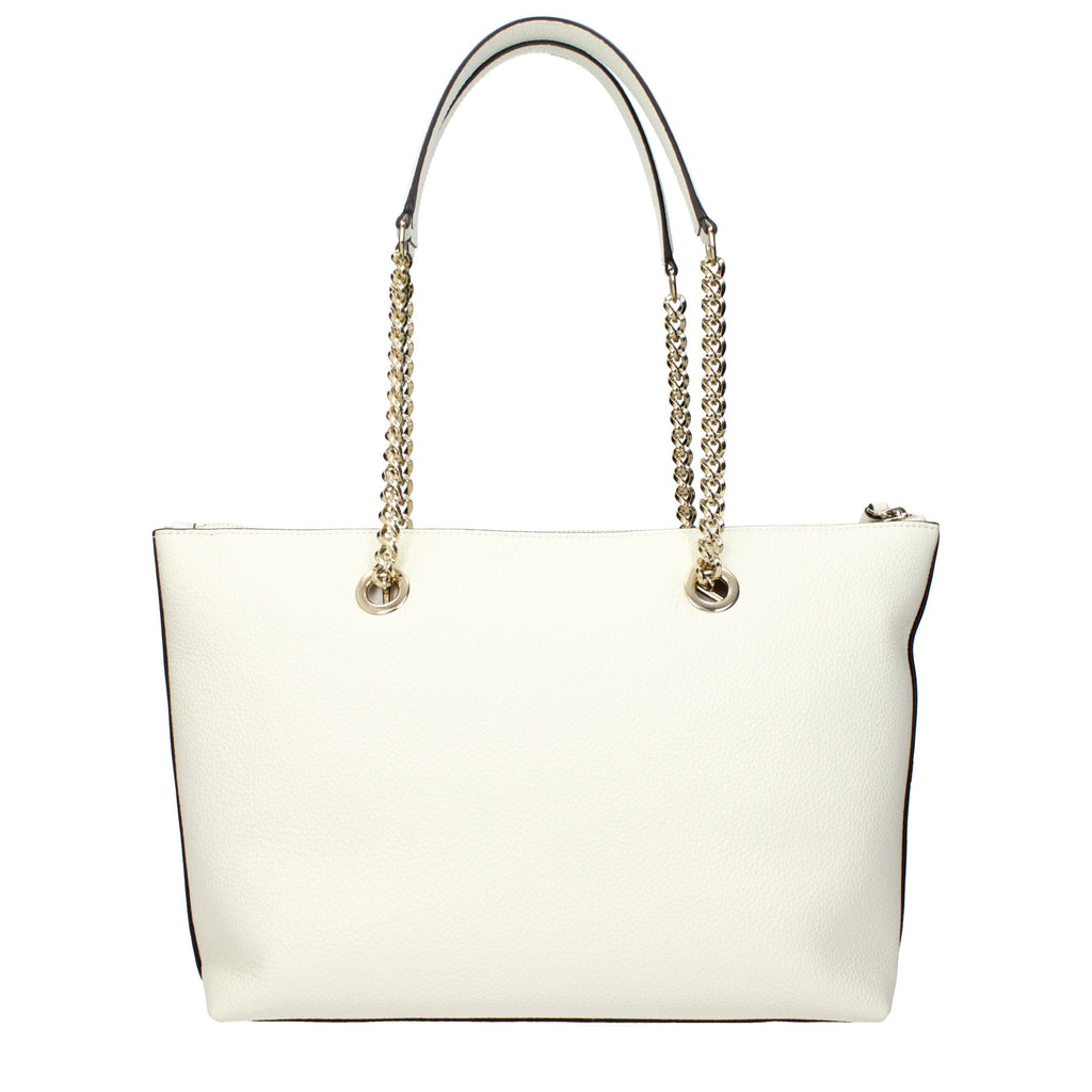 Jimmy Choo Weiße Leder Schultertasche