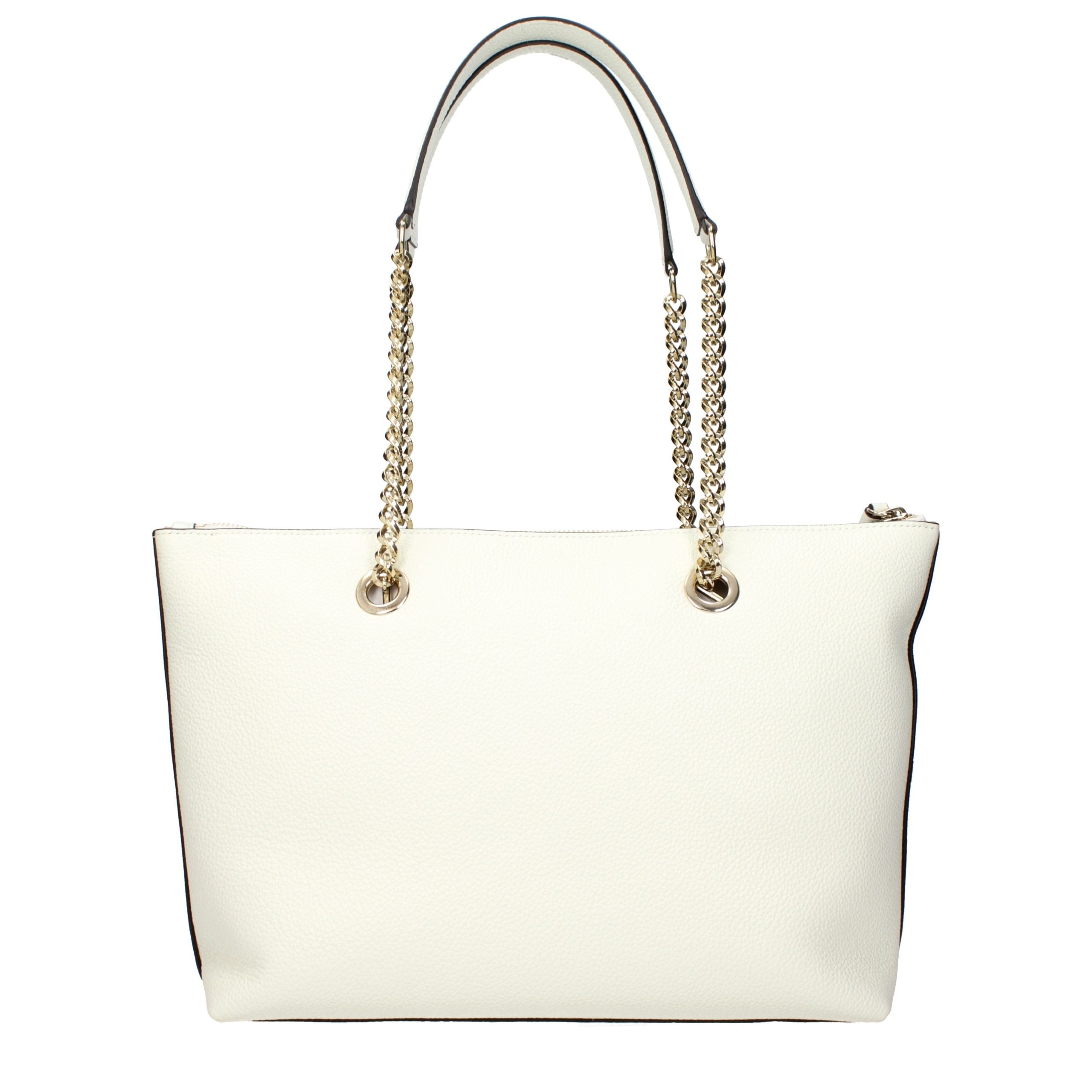 Jimmy Choo Weiße Leder Schultertasche