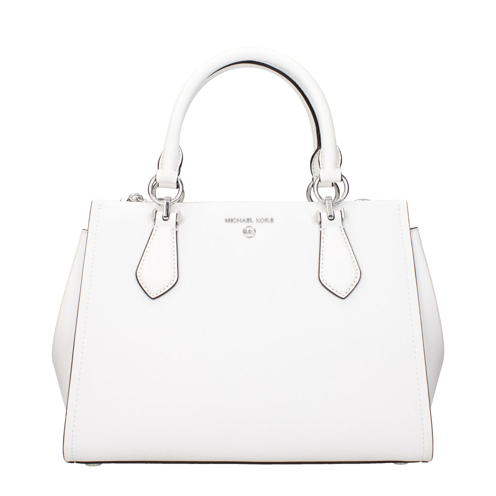 Michael Kors Weiße Ledertasche