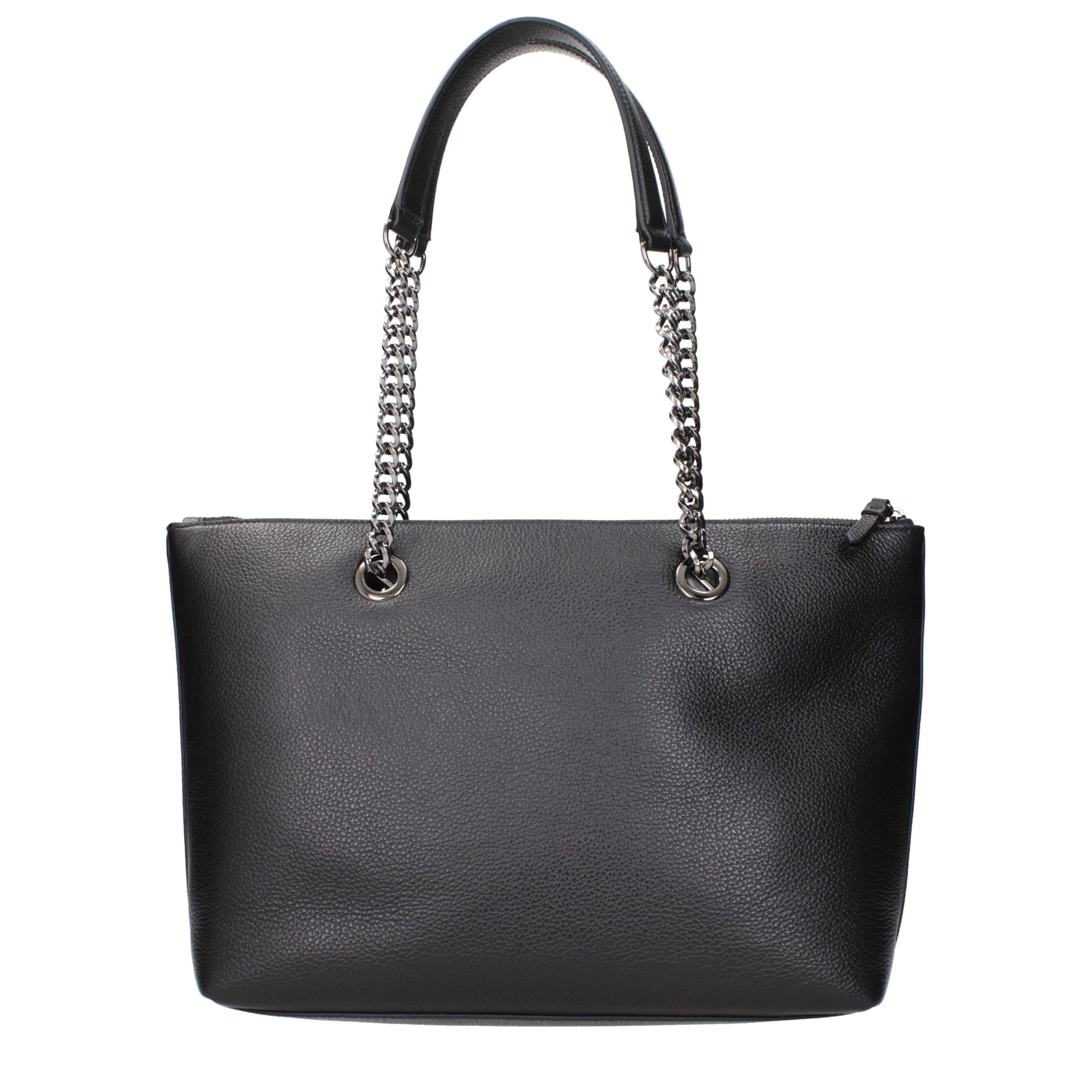 Jimmy Choo Schwarze Leder Umhängetasche