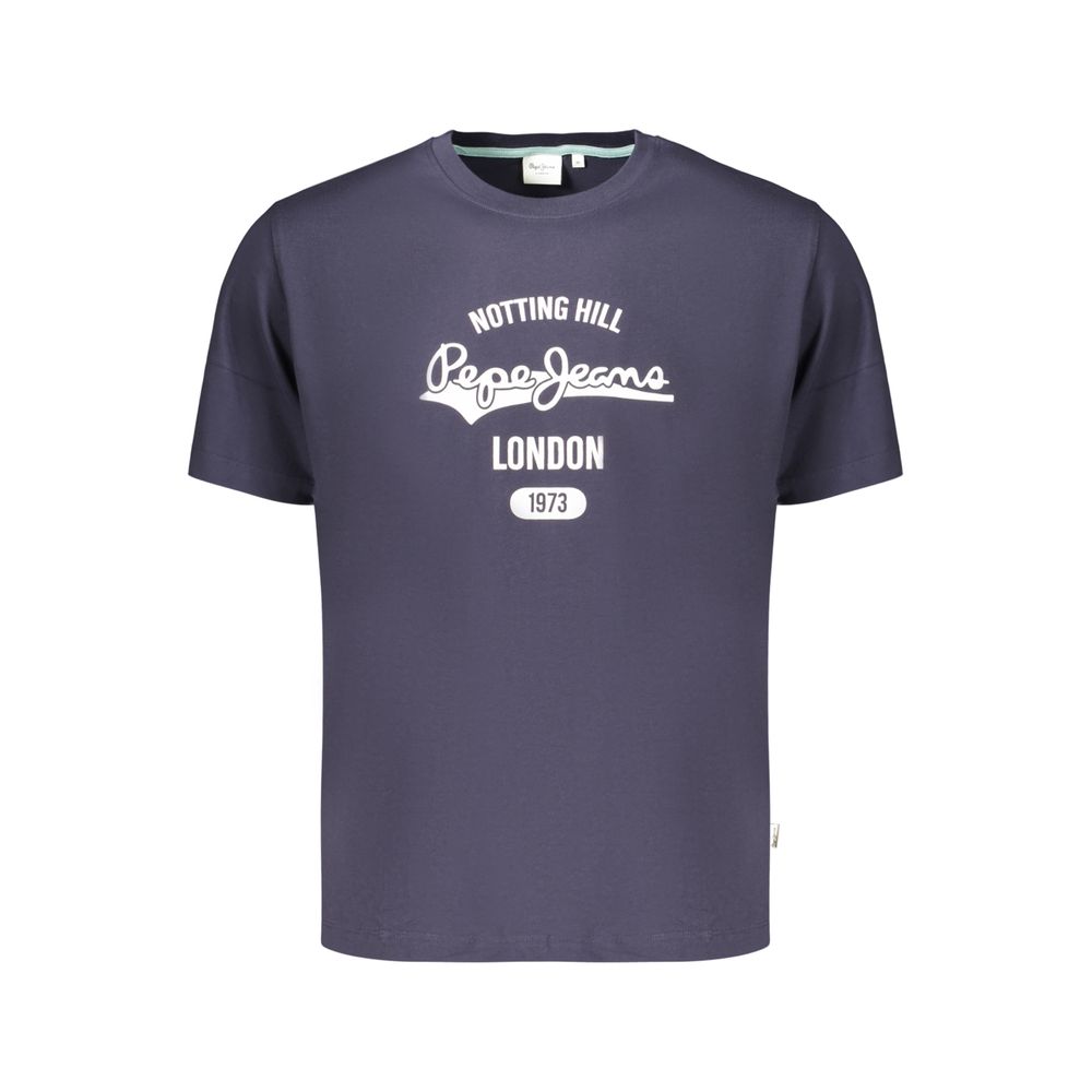 Pepe Jeans Blaues Baumwoll-T-Shirt für Herren