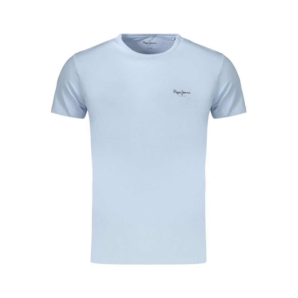 Pepe Jeans Azzurro Baumwoll-T-Shirt für Herren