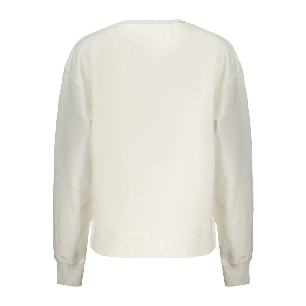 Pepe Jeans Weißes Baumwoll-Sweatshirt für Damen
