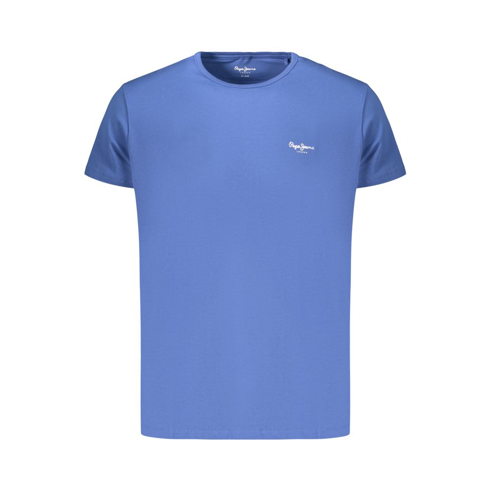 Pepe Jeans Blaues Baumwoll-T-Shirt für Herren