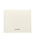Jil Sander Weiße Leder-Geldbörse