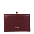 Jil Sander Rote Leder-Geldbörse