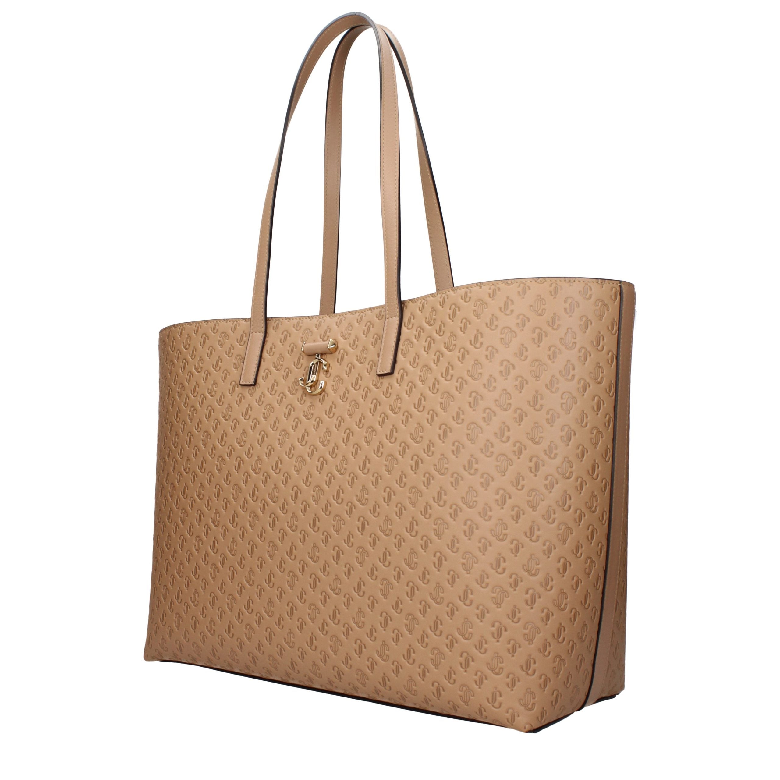 Jimmy Choo Braune Leder Schultertasche