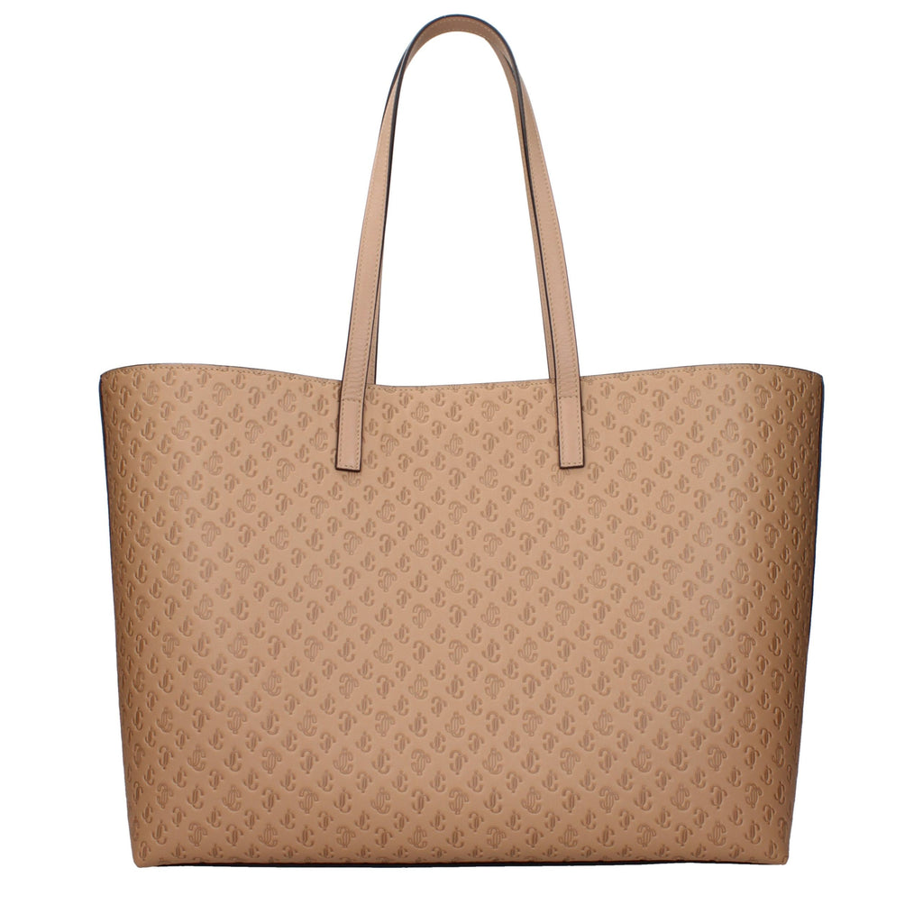 Jimmy Choo Braune Leder Schultertasche