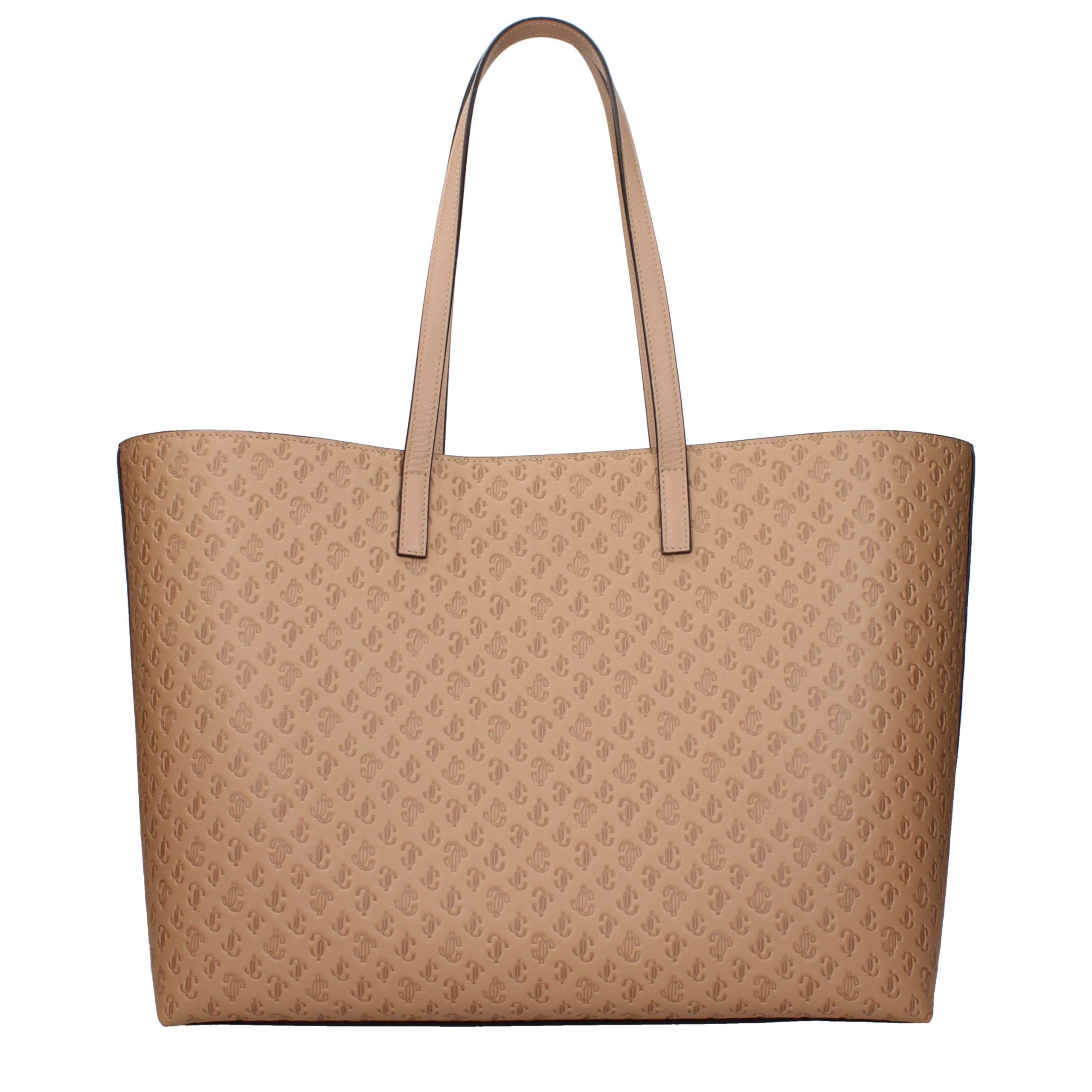 Jimmy Choo Braune Leder Schultertasche